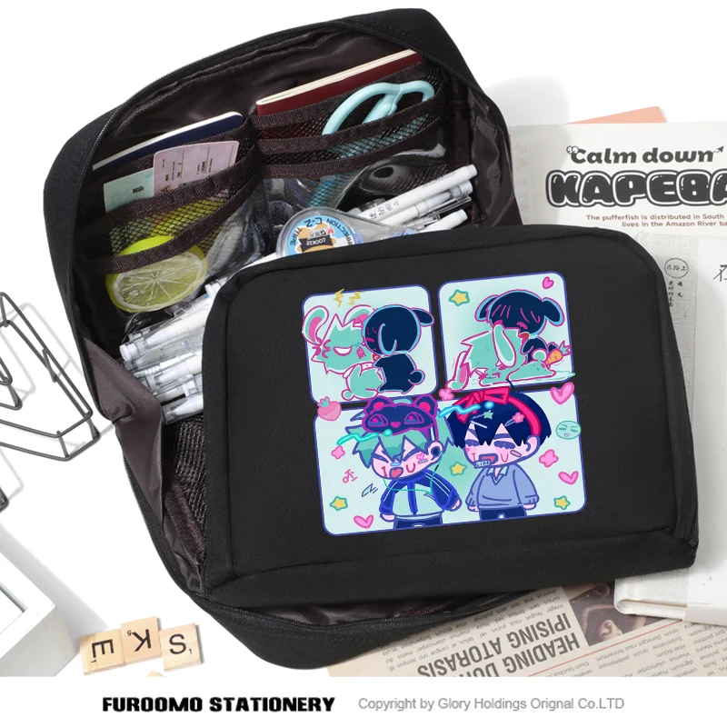 Anime Alien Stage Till Ivan Cosplay Pen Buggy case Writing Cases Cartoon cosmetic bag Stationery Students Storage Bags Xmas Gift