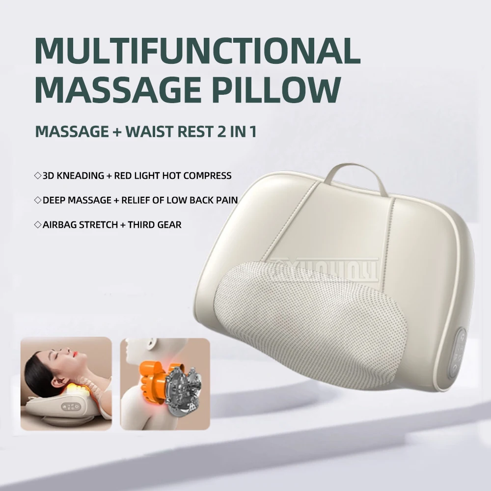 Multifunctional Massage Pillow 3 Level Relaxation Massage