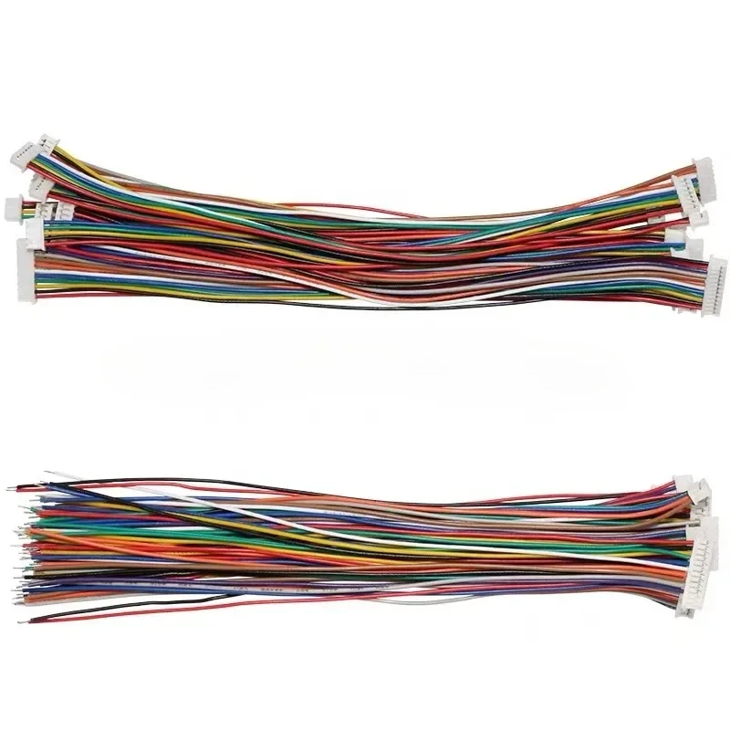 10szt Micro JST GH 1.25 2P 3P 4P 5P 6P PIN Złącze męskie żeńskie z przewodem 15cm Kabel 150mm GH1.25 Pojedyncze podwójne złącze 28AWG — zdjęcie 3