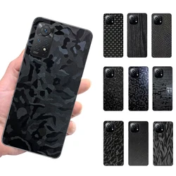 3D Camo Crocodile Skin Phone Back Wrap Sticker for XIAOMI Mi 12 Pro 12X 10S MIX 4 Redmi K50 Pro K40 Gaming K30S Note 11e 11 Pro+