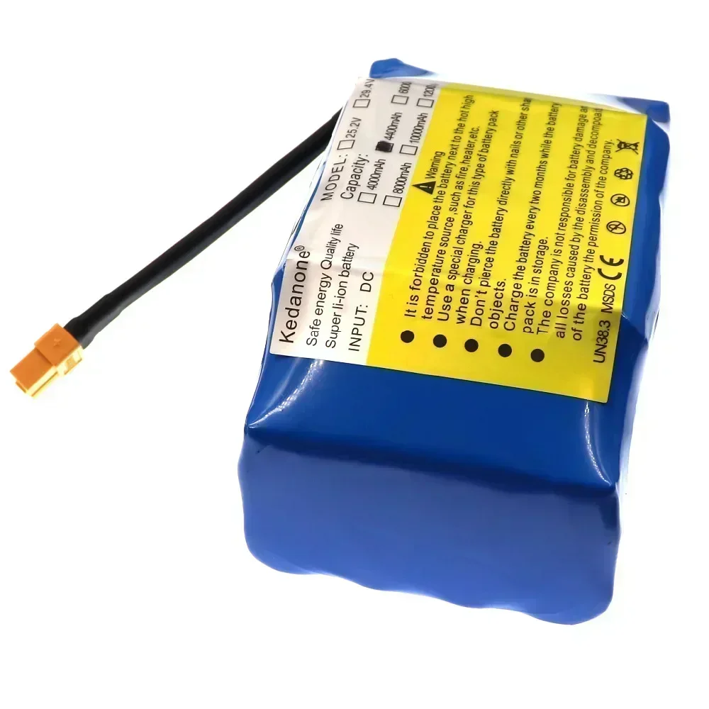 SU 36V 4.4ah lithium battery 10s2p lithium ion battery pack 42V 4400mAh scooter torsion balance car battery