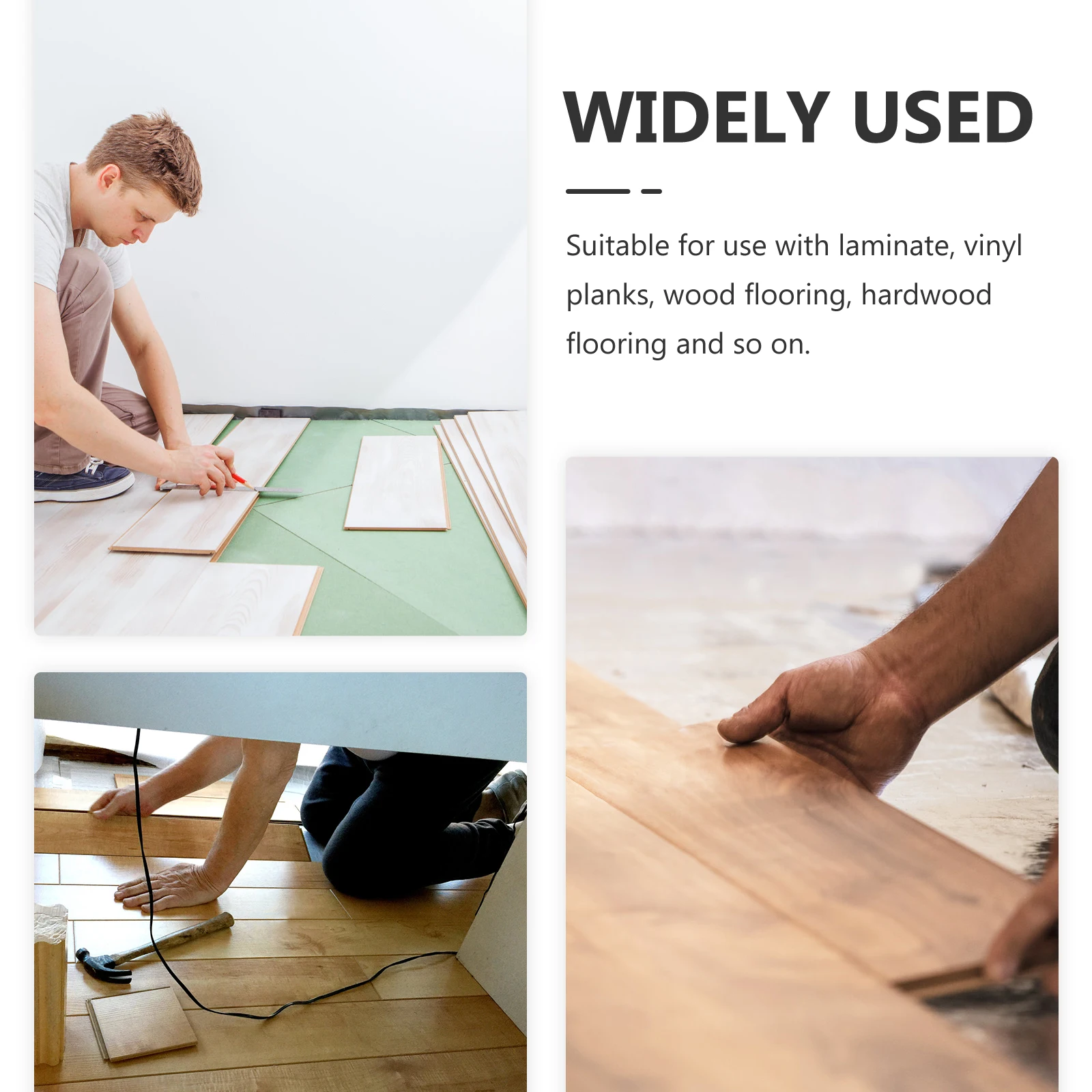 

Vinyl Flooring Installation Tools Heavy Duty Pull Bar for Laminate Wood Floor Boards Hook Kit Practical DIY Enthusiasts