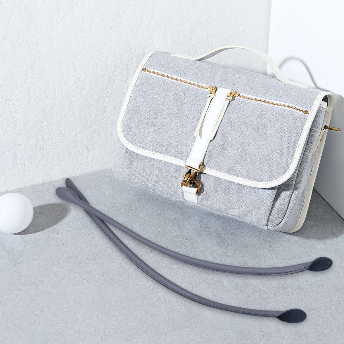 

1Pair Handbag Strap Bright Replacement Sewing Belt Tote Bag Handle Durable Thick for DIY Small Pouch