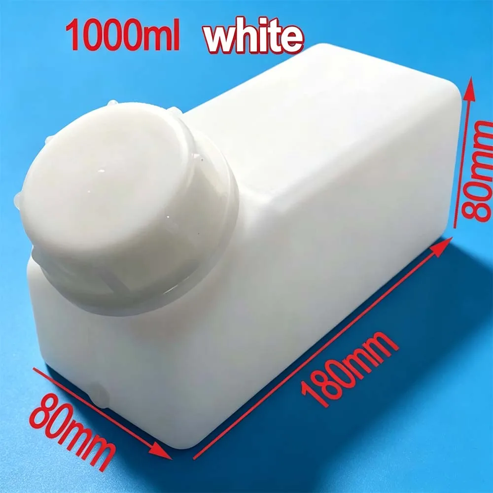 Hot Sale 1PC Corrosion resistant White Eco solvent/UV ink box ink tank 1000ml for eco solvent printer