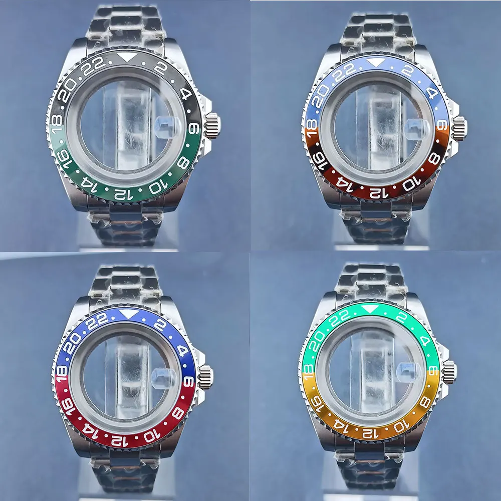 40mm NH34 NH35 NH36 Watch case fits NH34 NH35 NH36 movement, dual steering case, stainless steel case, sapphire glass