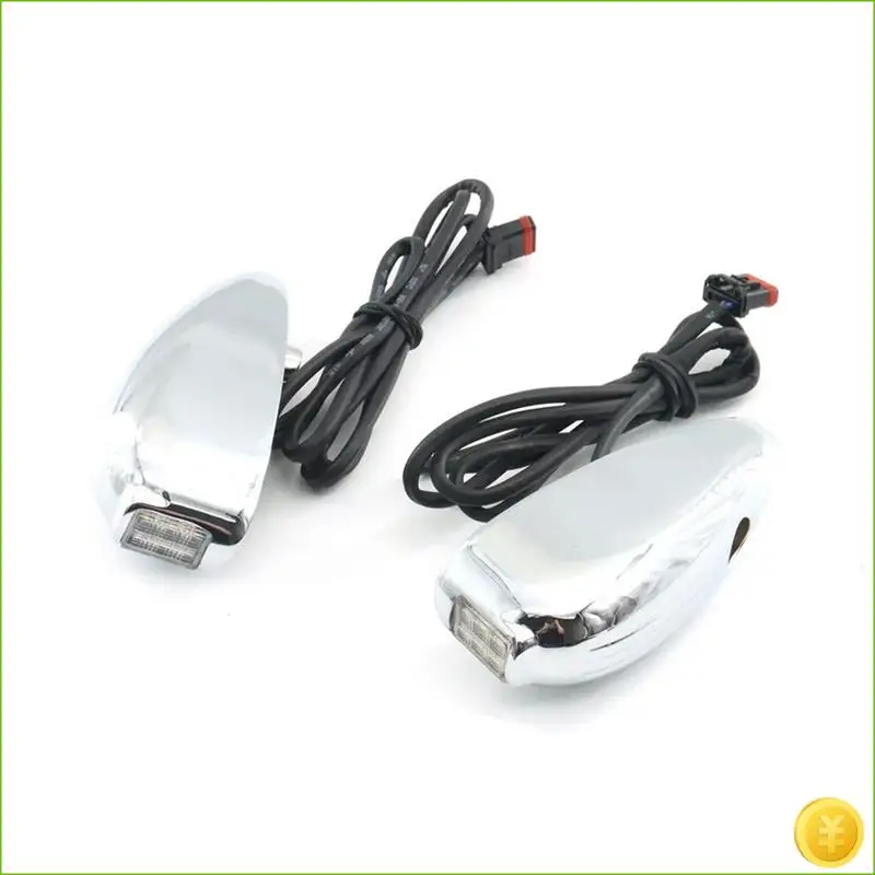 

Передний светодиодный указатель поворота, ходовые огни, аксессуары для мотоциклов для Davidson Road Glide FLTRX 2015-2023, серебристый