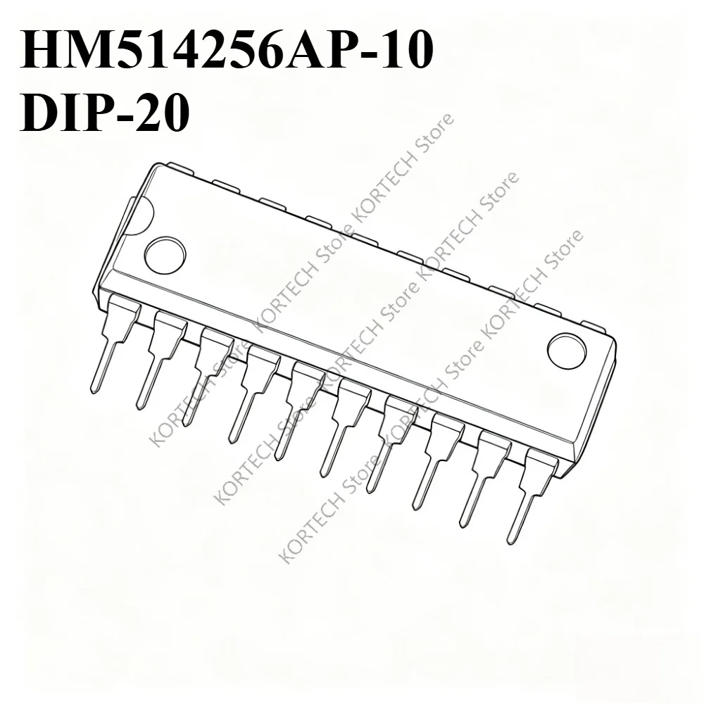 10Pcs/Lot Original HM514256AP-10 DIP-20 dynamic memory IC Chip  Best quality