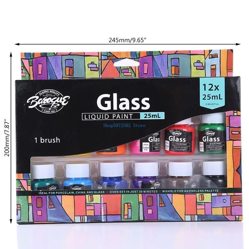 Y3nc ​​12 упаковка Vibrant Color Paint.