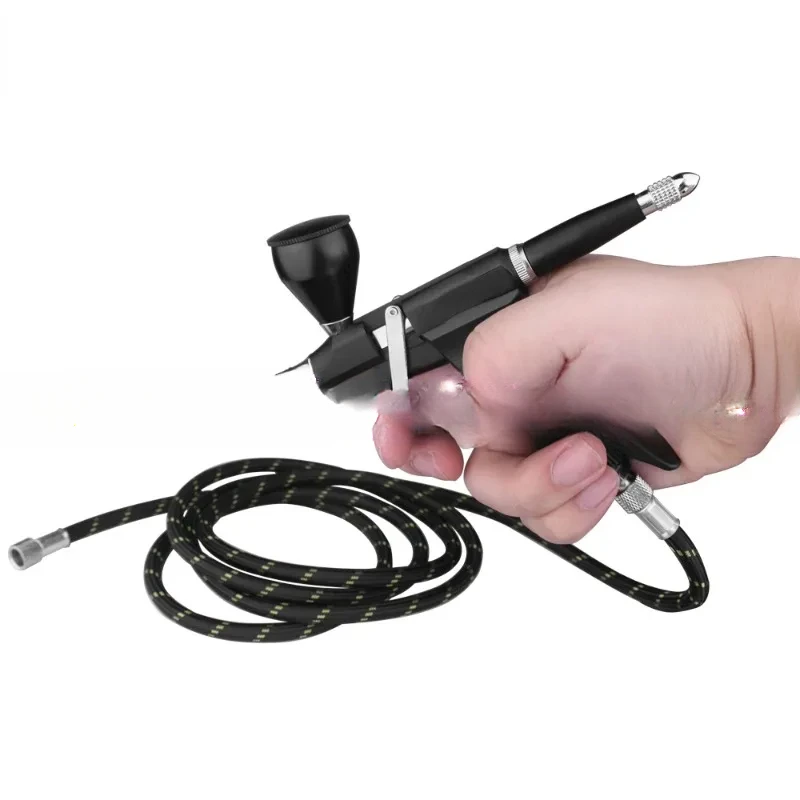 Professional Trigger Air-Paint Control GunSide Feed Airbrush for Body/Car Painting, Nail Arts, Cake Decorating, Textiles, Makeup