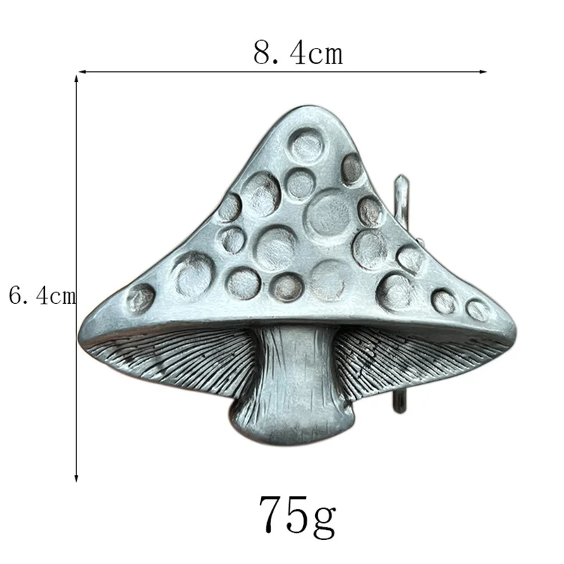 Estilo ocidental cogumelo cinto fivela, europeu e americano