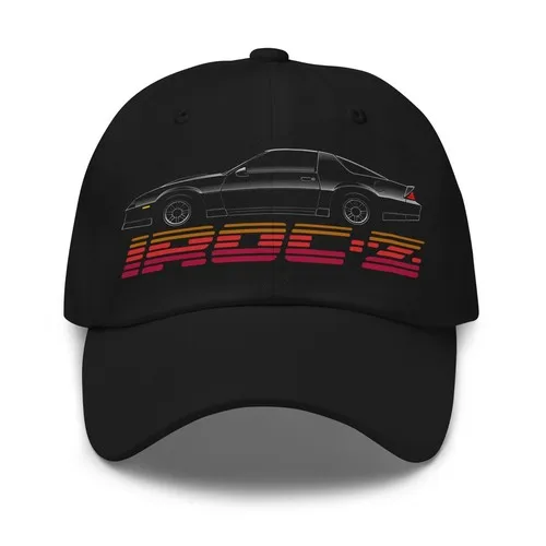IROC-Z Camaro Dad Hat – Retro Muscle Car Baseball Cap for 80s Enthusiasts
