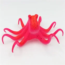 1 pc Fish Tank Octopus Aquarium Fluorescent Artificial Octopus Aquarium Fish Tank Colorful Fish Decoration