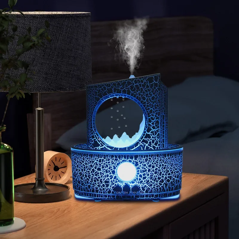 Rain Clouds Aroma Diffuser Air Humidifier Remote Control Ultrasonic Fragrance Atomizer with LED Nightlight Zen Raindrop Diffuser