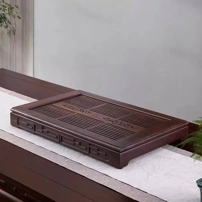 

Wooden Decorative Tea Tray Ceremony Office Wood Plates For Food Tea Tray Living Room Hospitality Bandejas Home Decorationgs