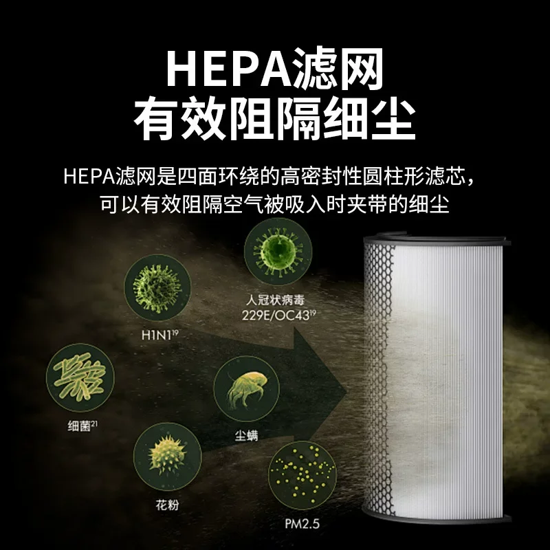Cool and Warm Dual-Use Fan Household Heater Air Circulation Purification Silent Floor Standing Bladeless Fan Hot Air