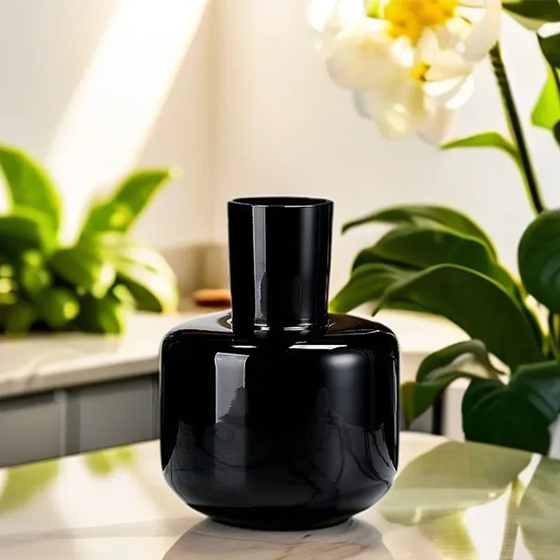 花瓶 リビングルーム フラワーアレンジメント ガラス花瓶 ins