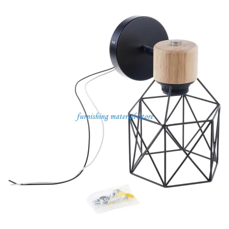 Y5GD Industrial Wall Sconce Light Background Light Bedroom Bedside Lamp Lighting
