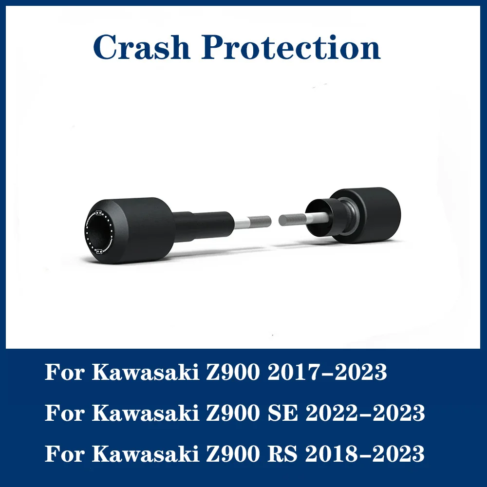 

For Kawasaki Z900 2017-2023 Z900 SE 2022-2023 Z900RS 2018-2023 Crash Protection Bobbins