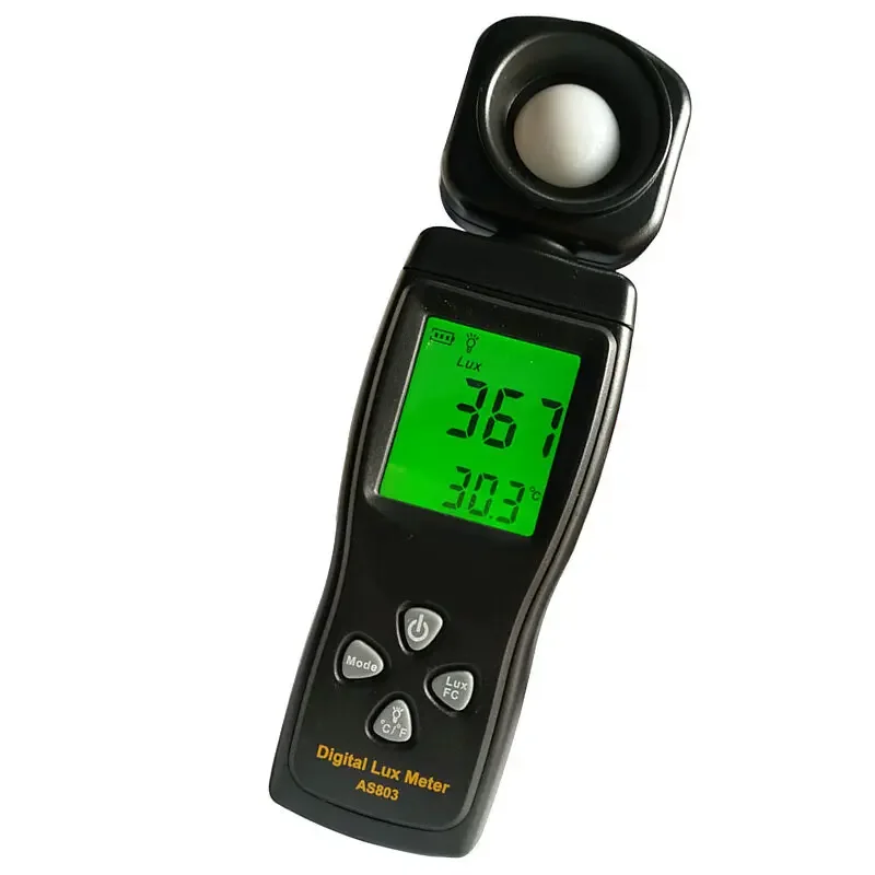 As803 Illumination Photometer Light Meter Brightness Meter Test Instrument Lumen Meter Digital Illuminometer Illumination Photom