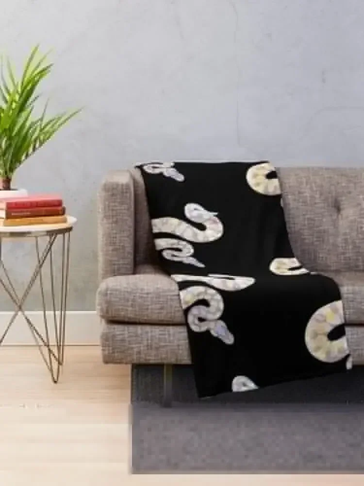 Ball Python- Banana Beauty- Snake Throw Blanket manga Stuffeds Blankets For Sofas Blankets