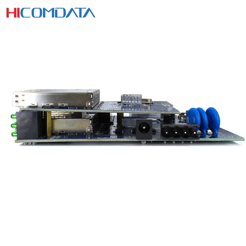 16 พอร์ตอุตสาหกรรมสวิทช์ PCBA 8*1000M พอร์ตไฟเบอร์ออปติกและ 8*100/1000M RJ45 พอร์ต Fiber Optical พอร์ตสนับสนุน 1*9 โมดูล