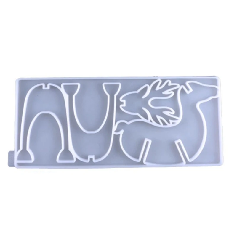 

Clay Molds Ornament Moulds Elk Figurine Molds Craft Mold Silicone Material Drop shipping