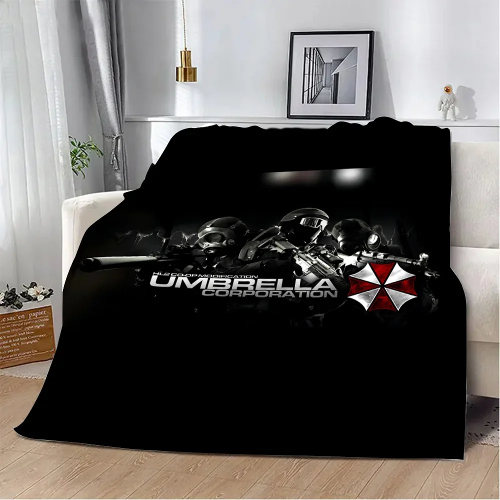 Game Resident Evil: Umbrella Corps printed blankets Warm Flannel blankets Soft and comfortable blanket bed linings Birthday Gift
