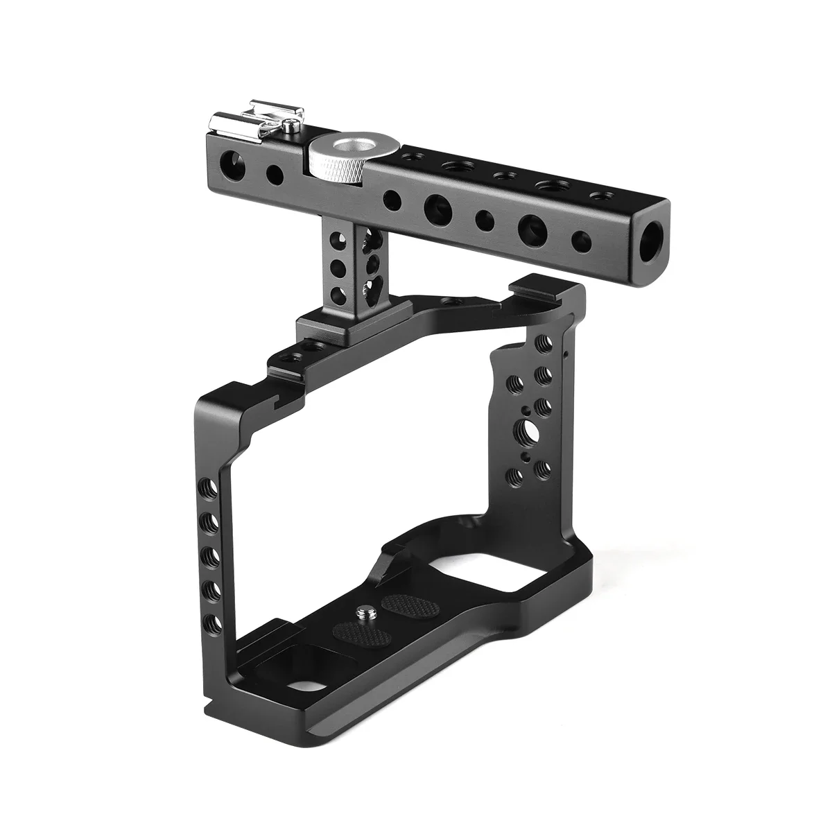 YELANGU Camera Cage for Sony ALpha7c Rig Kit Aluminum Alloy DSLR Rabbit Cage With Handgrid Handle LED Light Microphone