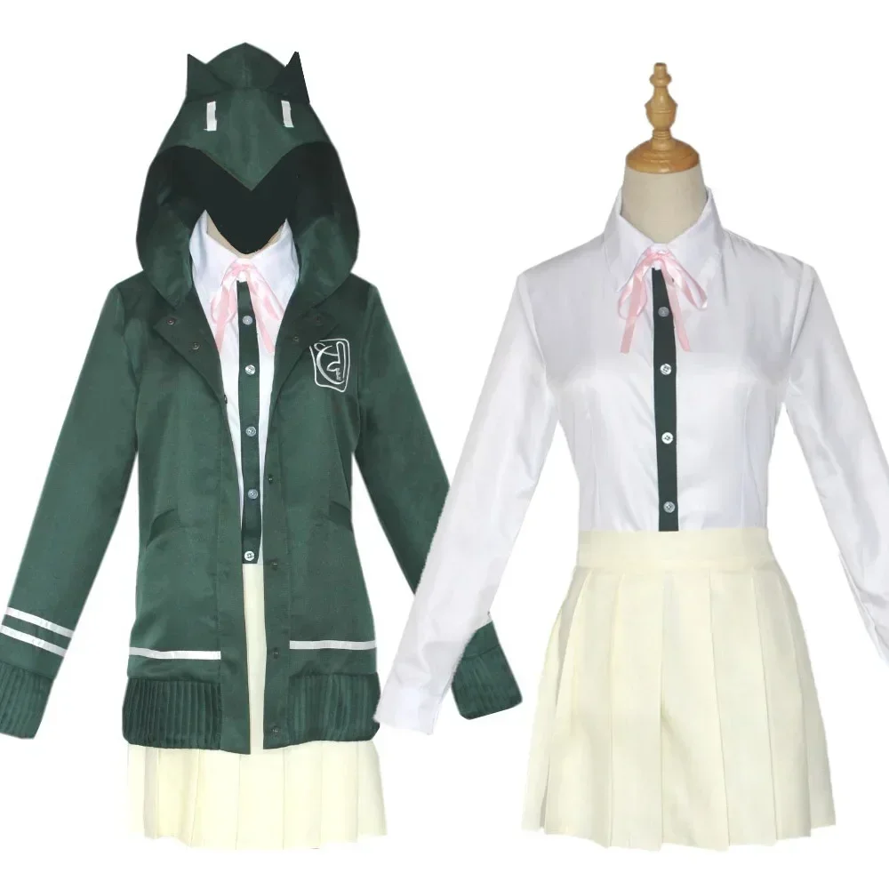 

CosplayCostumes de cosplay Chiaki Nanami pour femmes et filles, super recruté, anRonpa 2, uniforme, veste, chemise, jupe, sur me