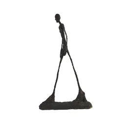 Large Handmade Abstract Walkers Sculpture Brass Bronze Traveler Walking Man Statue Person Walker Decoration Office Home Decor