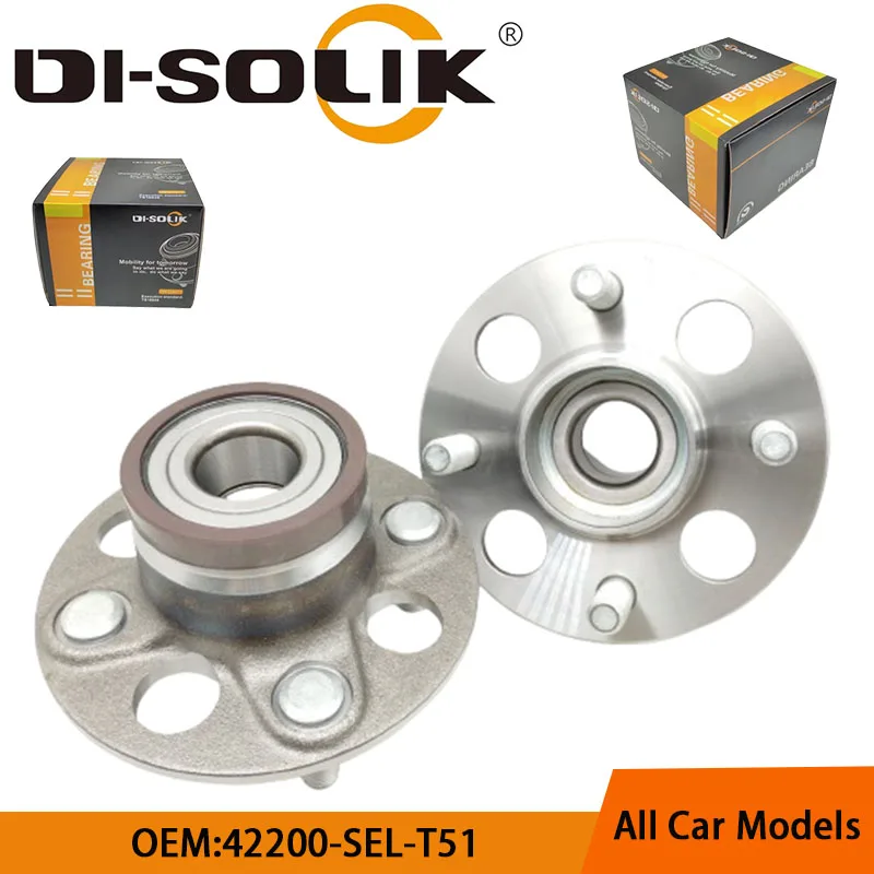 

DI-SOLIK Auto Car Parts Rear Wheel Hub Bearing Assembly42200-SEL-T51 42200-SAA-G01 HUB497-3 42200-SAA-003 28BWK19A 42200-SEL-T51