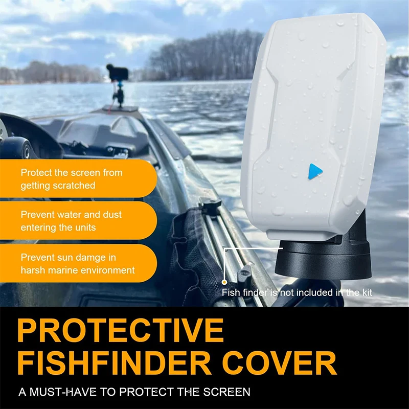Garmin Striker Protective Sun/Dust Cover Compatible with 3.5-in Fishfinders, for Striker 4/4dv/4cv Portable Bundle #010-12441-00