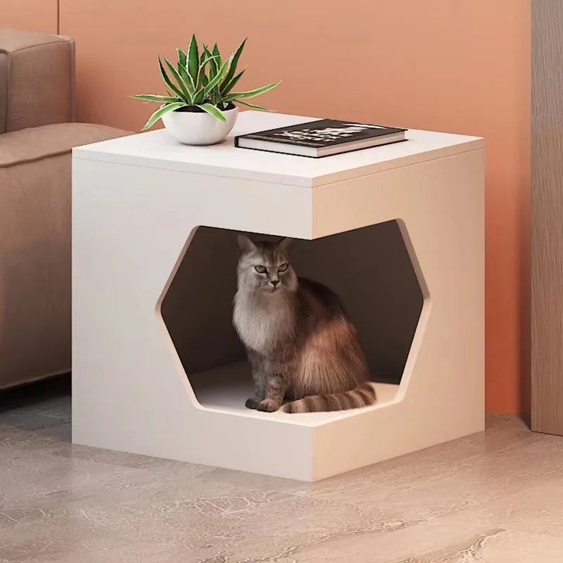 

Decorations Puppy Animals Pet Bed Home Habitats Accessories Supplies Indoor Cat Bed House Portable Cama Para Gato Pet Furniture