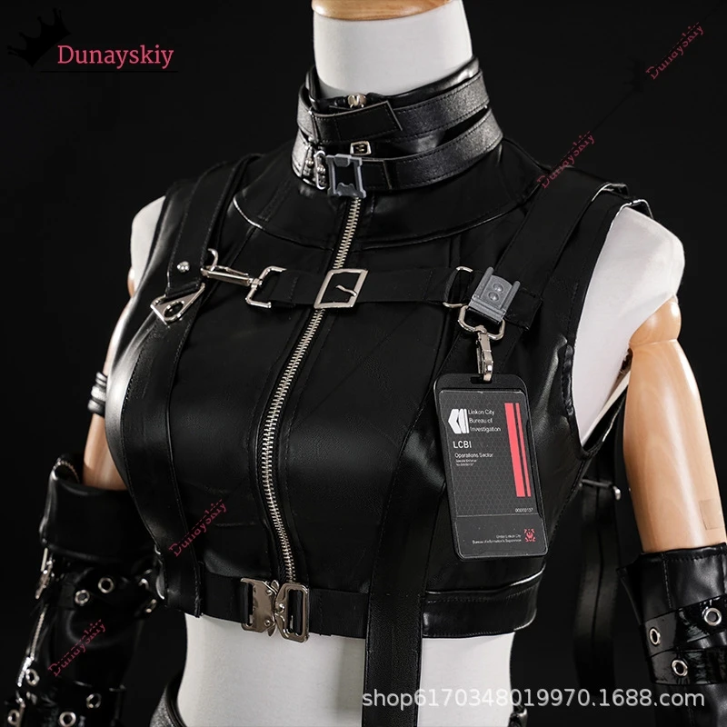 Juego Love and Deepspace Heroines disfraz de Cosplay PU Cortex vestidos de mujer traje trajes de Anime peluca Prop trajes juego de rol