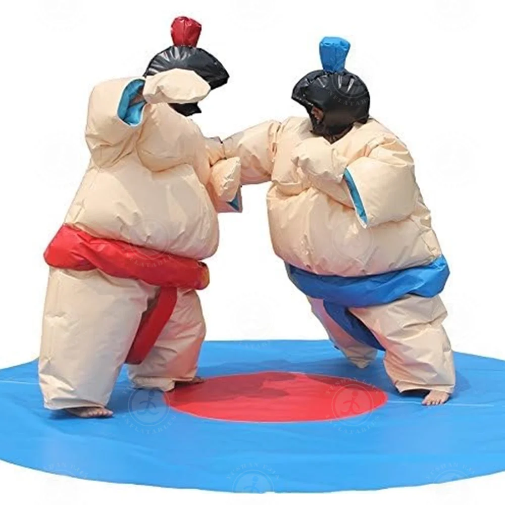 Hot Sale Foam Padded Sumo Wresting Suits Professional Wrestling Sumo Suit With Inflatable Ground Mat