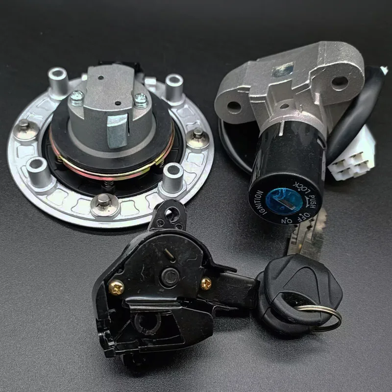 Ignition Switch Gas Cap Seat Lock Key Set For Suzuki RF600 (RF600R) GN76A 1993-1997 Suzuki RF900 (RF900R) 1994-1999