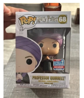 FUNKO POP Serie Harri PROFESOR Quirrell 68 #   Figura de vinilo Fall Convention edición limitada colección Exlusive juguetes de modelos de regalo