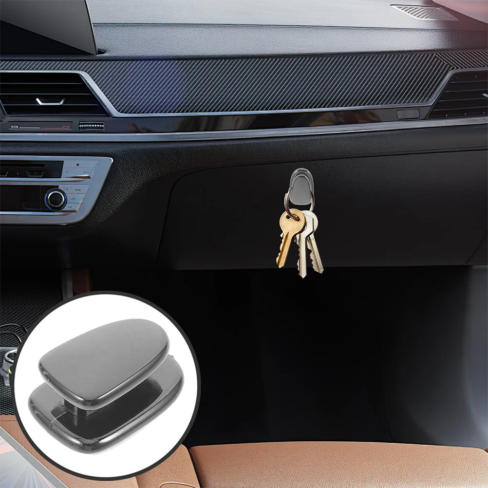 4Pcs Car Mini Hooks Sturdy Adhesive Mount for Keys Earphones Storage Stick on Car Hanger Vehicle Interior Organizer Accessory