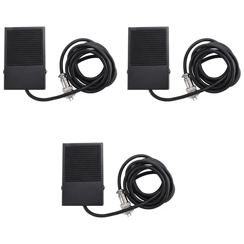 AS60-3X Hand Metal Foot Pedal Switch 1.8 Meters Cable 2 Pins Connector Spot Welding Tig Torch
