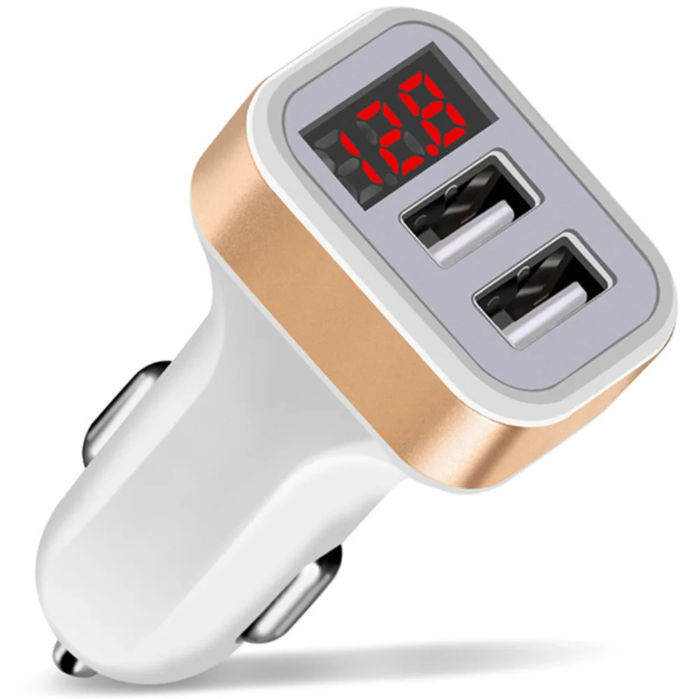 

Fast Charging Charger Dual USB Car Charger DC 12V-24V Compatibility Efficient Output Technology High Temperature Protection
