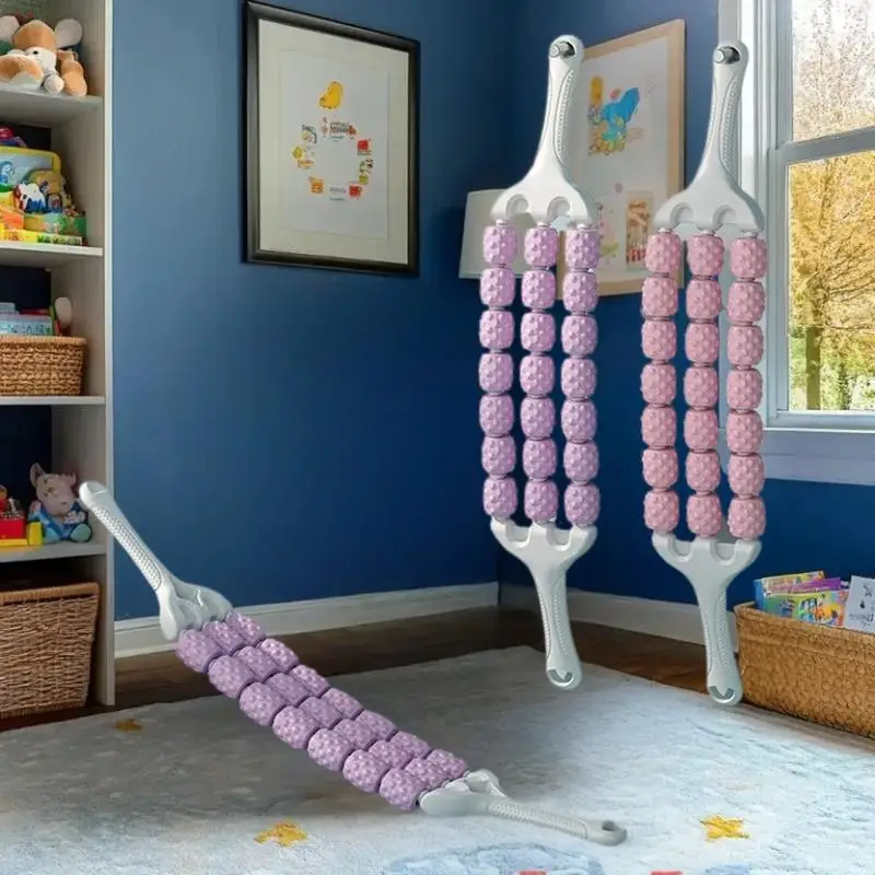 أسطوانة تدليك الأنسجة العميقة المحمولة، قطعة واحدة من ملحقات اليوجا، أداة استعادة مرنة للياقة البدنية والساق والظهر