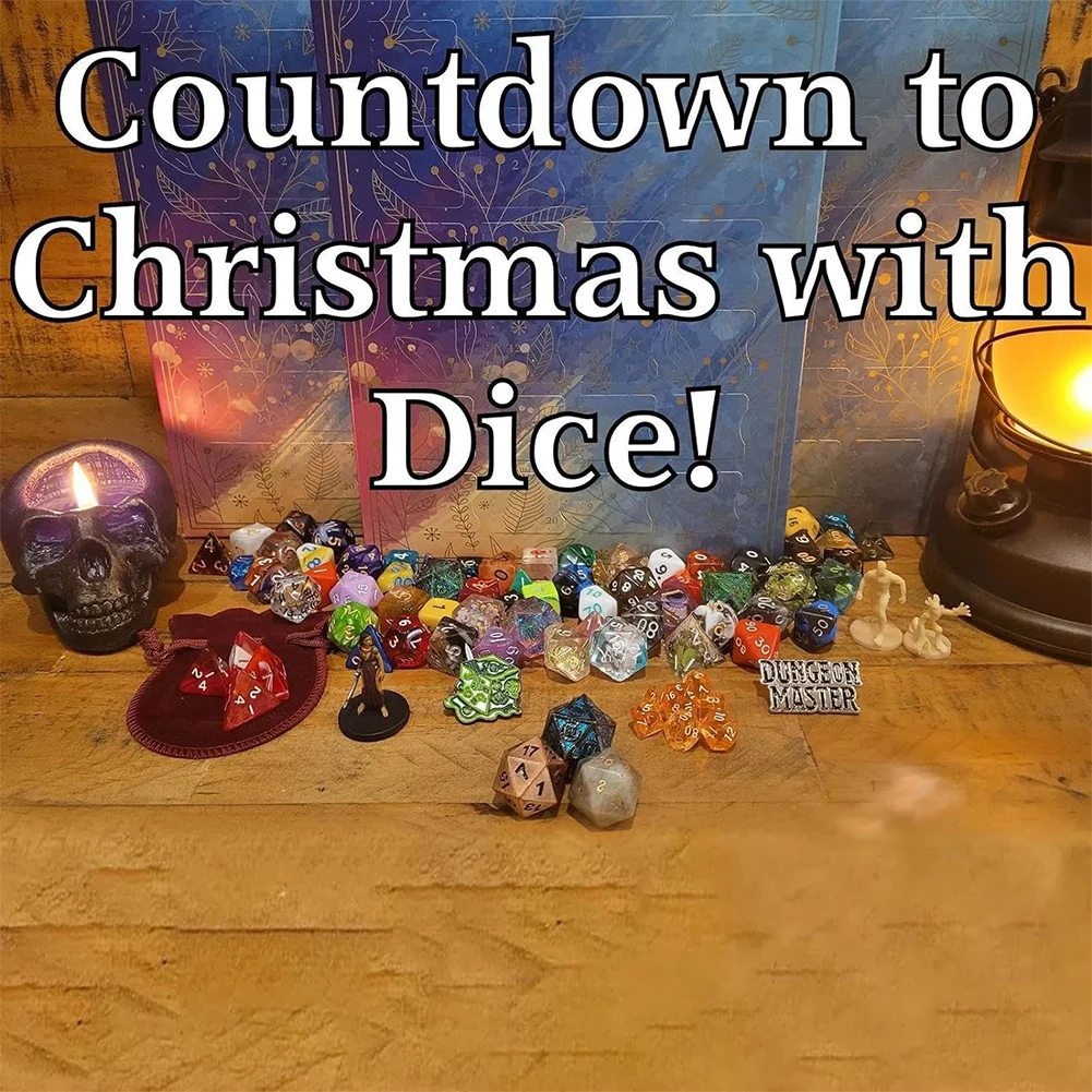 

Dice Advent Calendar 2023 Advent Calendar 2023 DND Dice Advent Calendar 24 Days D&D Dice Set Great Christmas Gift for Xmas Gift