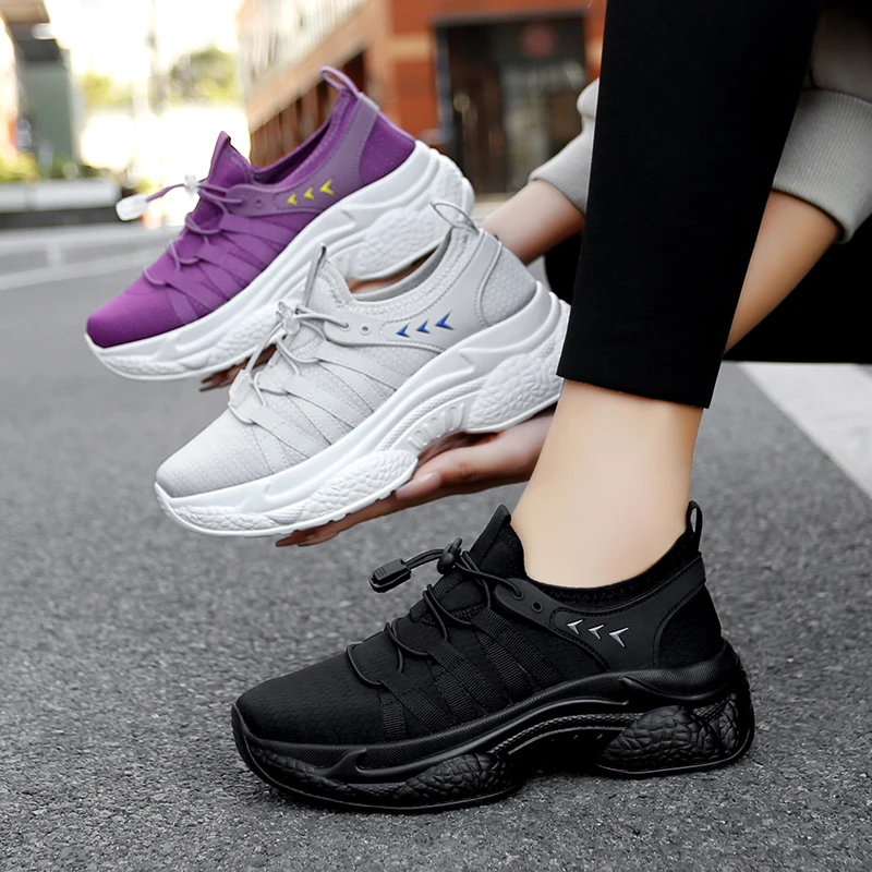 2026 Hot Selling Season Casual Thick Soled Mesh Sports Shoes Lightweight And Breathable Casual Shoes Suitable For Daily Wear