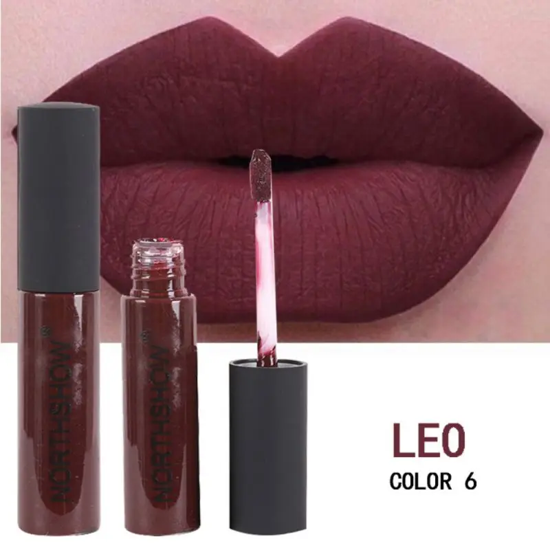 Matte Liquid Lipstick Waterproof Velvet Mate Red Lip Gloss Long Lasting Lip Tint Tube Makeup Cosmetic Lip Sticks Lipgloss