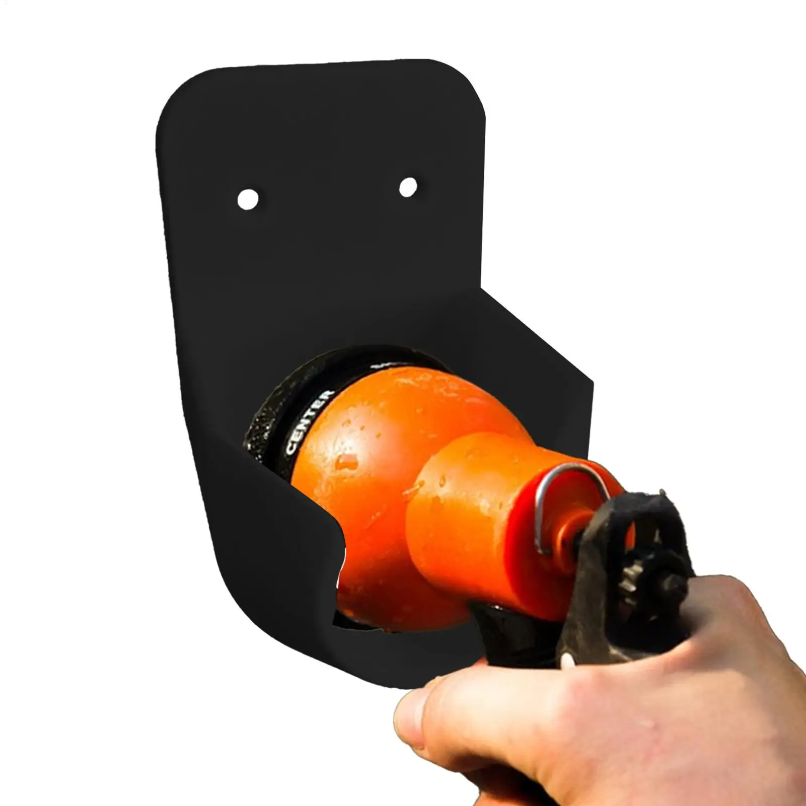 Garden Hose Nozzle Holder Wall-Mounted Hose Attachment Bracket Outdoor Sprinkler Nozzle Mount  for Shed Irrigation Garden Patio