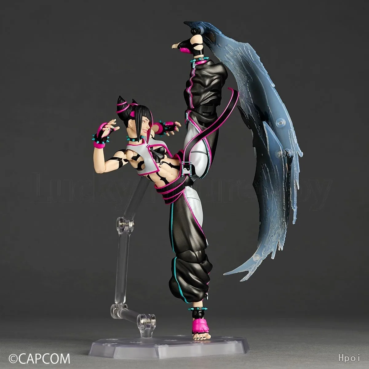 【البيع المسبق】KAIYODO Revoltech مذهلة YAMAGUCHI Treet Fighter 6 Juri Han لعبة نموذج شخصية ألعاب شخصيات الحركة