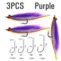 3 piezas moradas