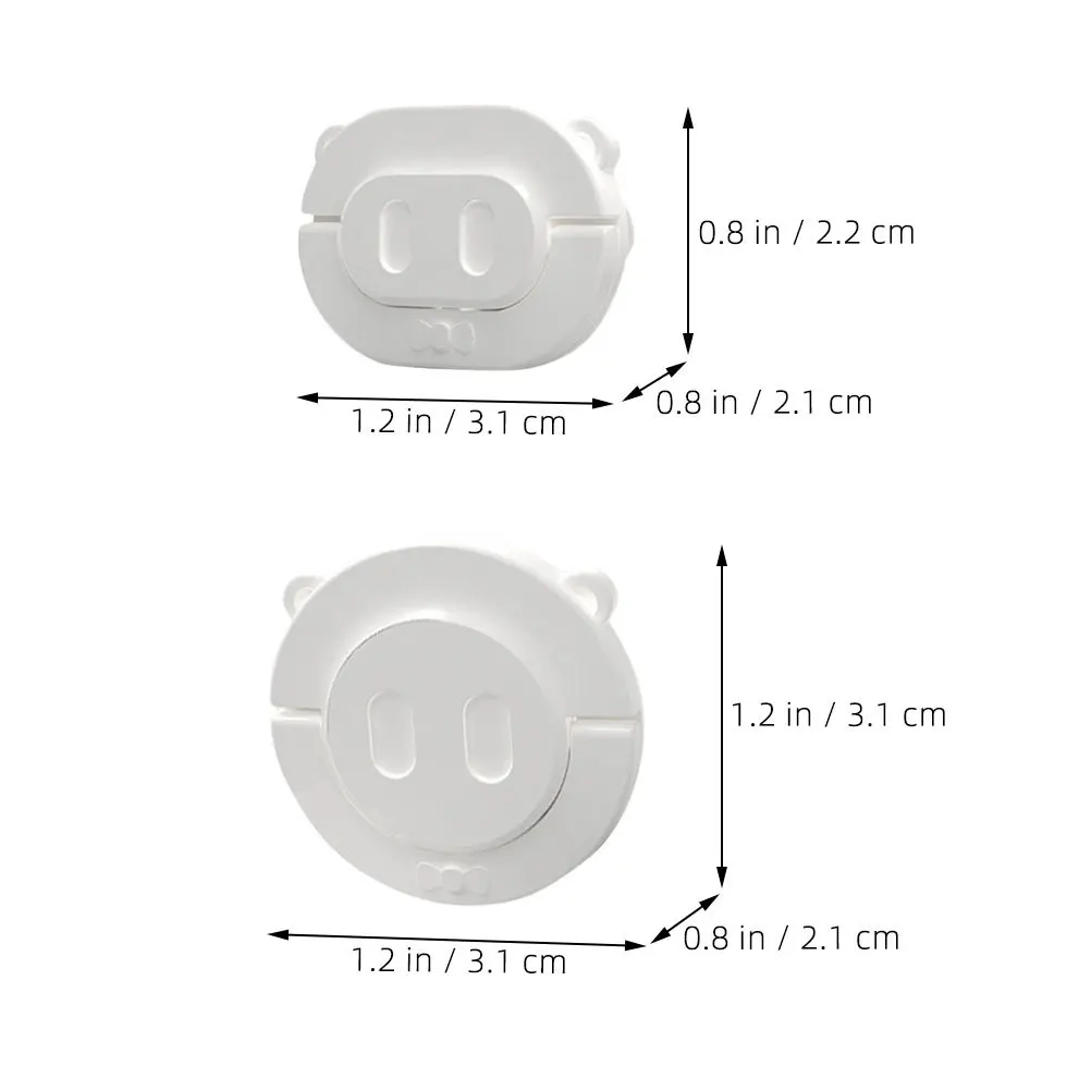 1 conjunto de tomada capa de segurança do bebê à prova de criança capa de tomada durável protetor de tomada de energia elétrica capa de tomada à prova de bebê