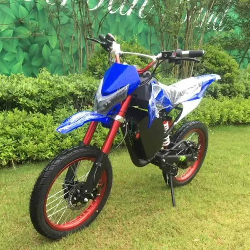 Electric off-road motorcycle, bicycle lithium battery electric vehicle 72V electric moa two-wheeled mountain motorcycle