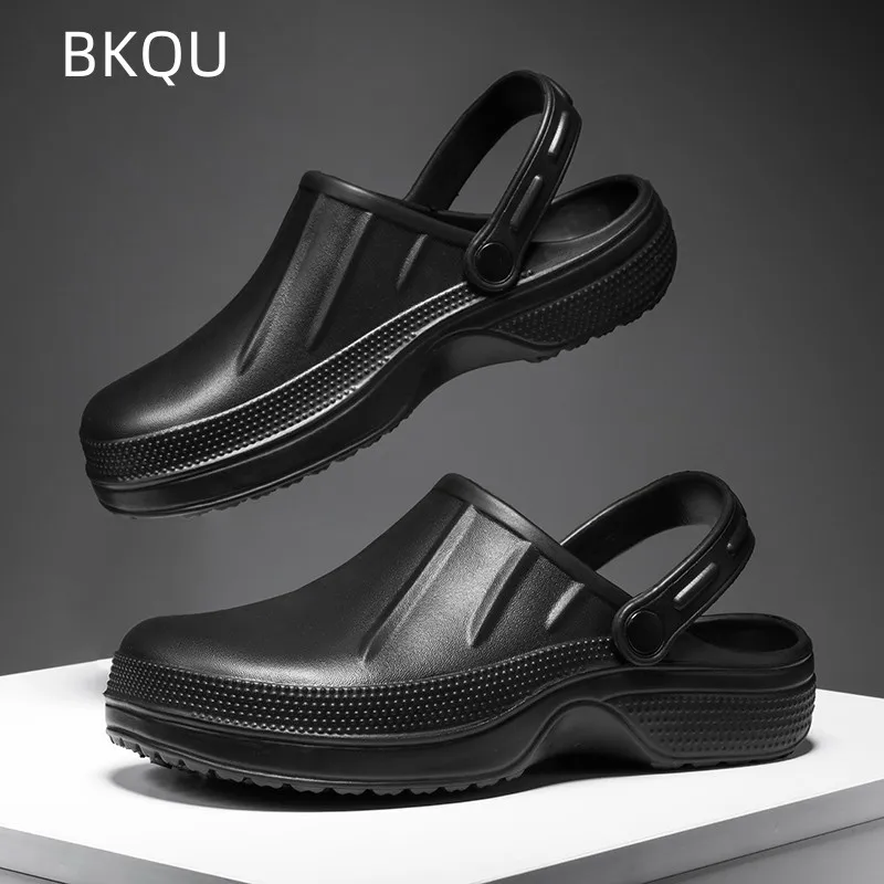 Men's Summer Sandals Non-slip Heighten Youth Trend Platform Wear-Resistant Fashion Massage Comfortable Round Toe Summer Main